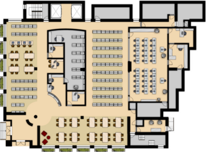 Image sample of law library floorplan