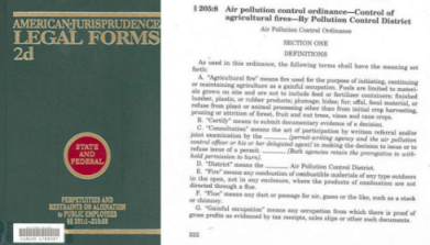 Screen shot of a form book - Am. Jur. Legal Forms 2d