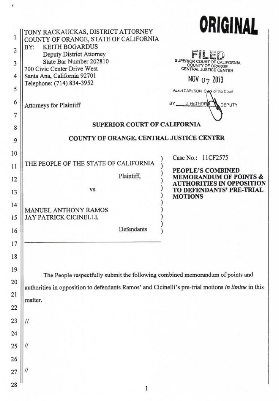 Image of Combined Motion, Notice and Brief