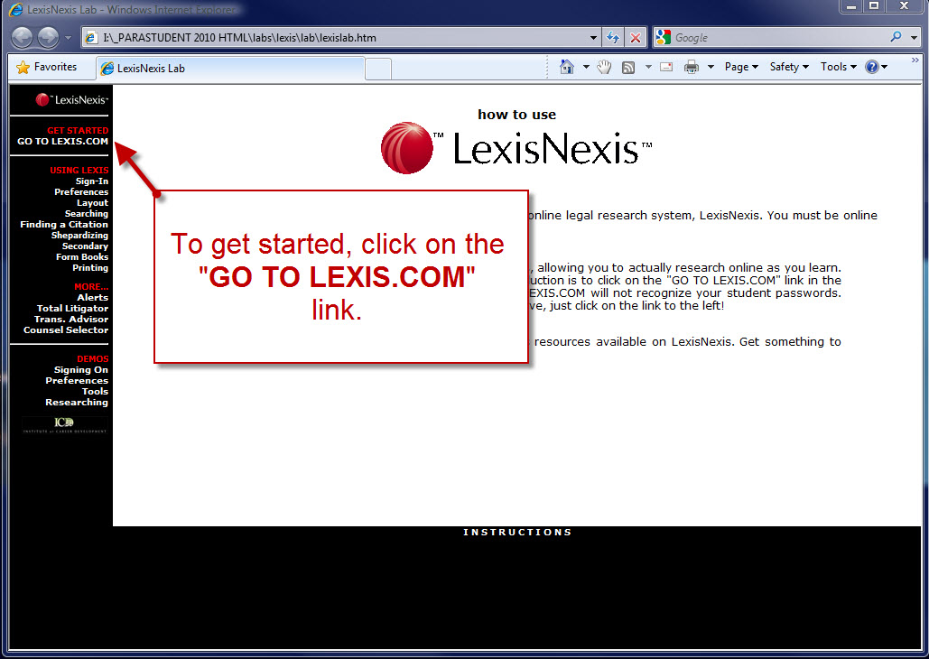 LexisNexis Lab - How To Use Lexisnexis For Legal Research
