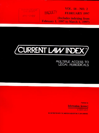 Image of Current Law Index